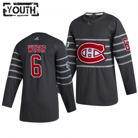 Lapsille NHL Montreal Canadiens Pelipaita Shea Weber 6 Harmaa 2020 NHL All-Star Adidas Authentic 